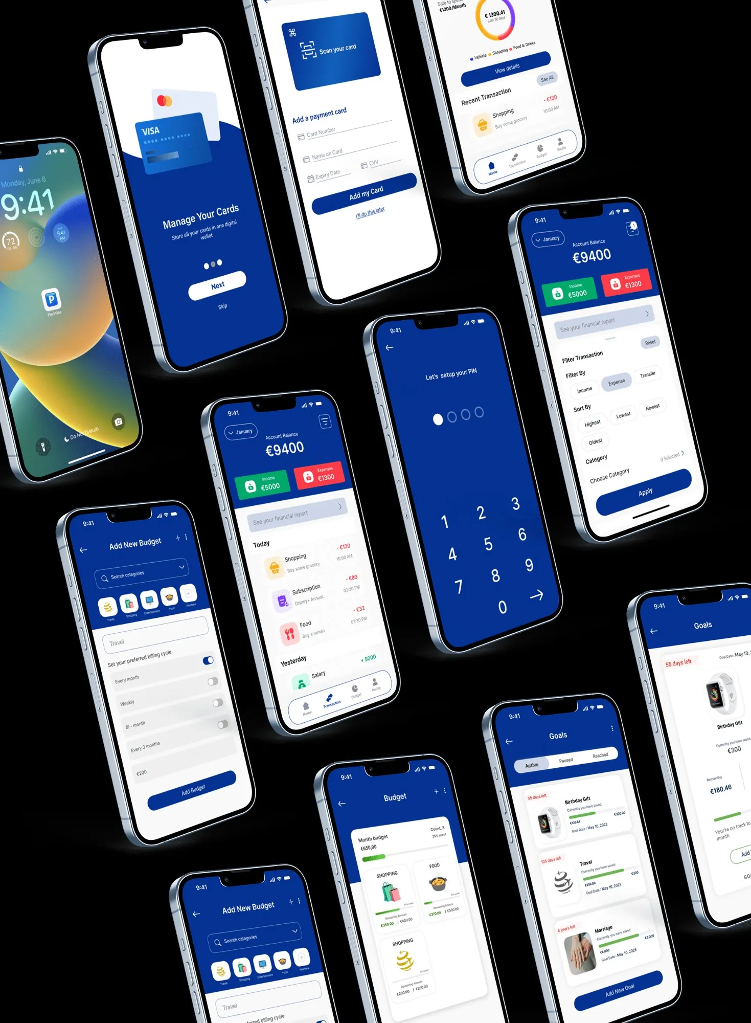 All screens